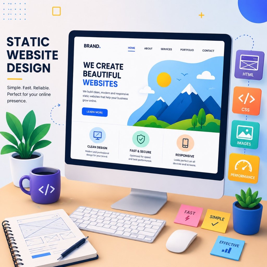 Static Website Design Details